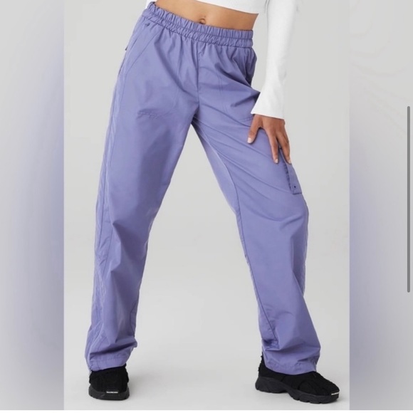 Alo Yoga | International Wide Leg City Pant | Infinity Blue - Picture 3 of 13